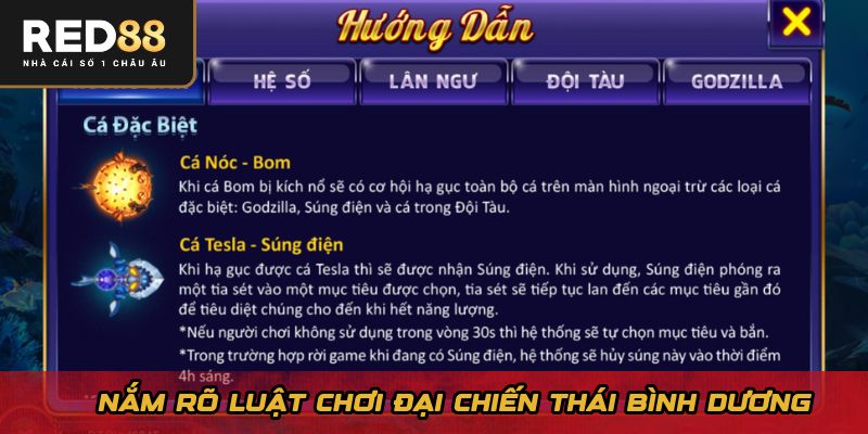 Nắm rõ luật chơi Đại Chiến Thái Bình Dương